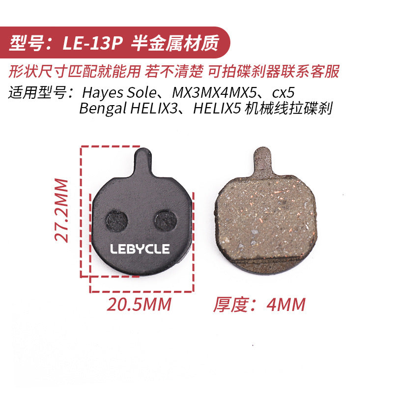 Lebycle Bicycle, Scooter, Mountain Bike Brake Pads